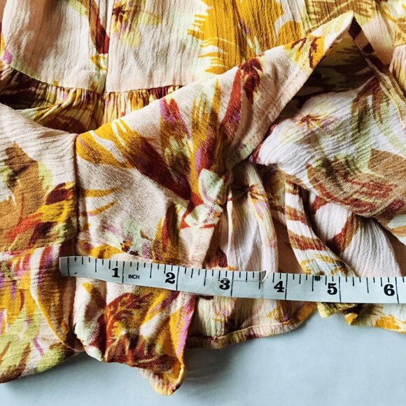 Rip Curl Shorts Sunday Swell Women’s Size XS Flutter Elastic Waist Tropical Prin - Picture 10 of 11